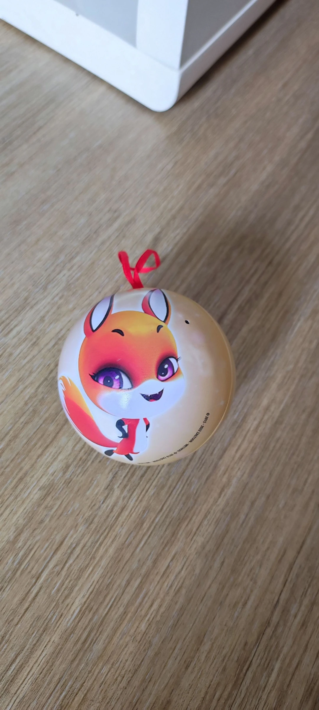 🐞 Lote de 2 Bolas de Metal Miraculous (Kwamis) 🦊 – photo 2